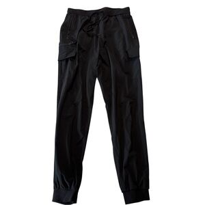 Women's Black Cargo Jogger Pants